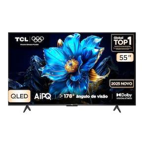 Imagem de Smart TV 55” TCL 55P7K 4K QLED 60Hz HDR10+ Dolby Atmos Dolby Vision Sistema Operacional Google TV