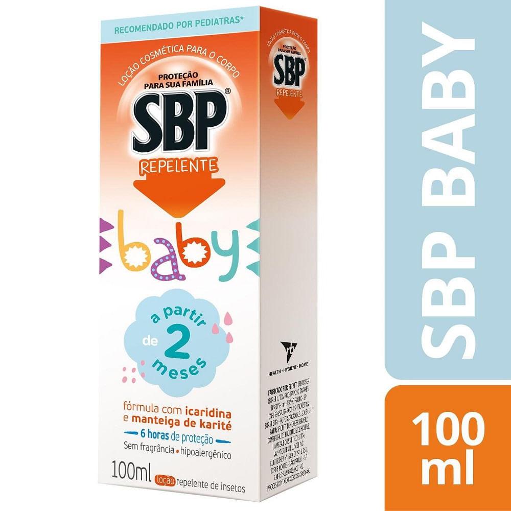 Repelente Para Bebê SBP Baby Loção com Icaridina 100ml