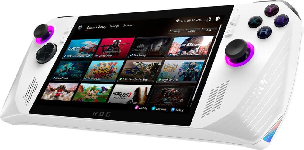 ASUS - ROG Ally 7" 120Hz FHD 1080p Controle portátil para jogos - Processador AMD Ryzen Z1 Extreme - 512GB - Branco-RC71L-ALLY.Z1X_512