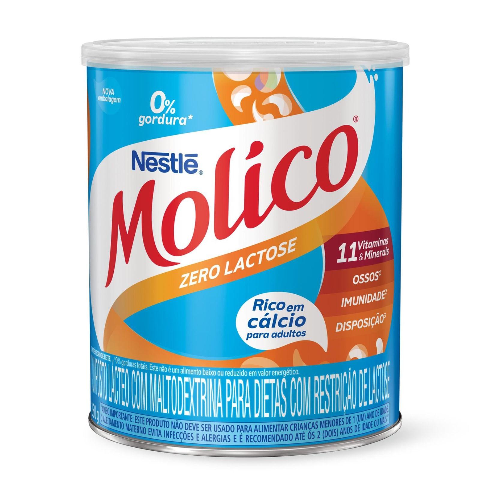 Imagem de Leite em Pó Molico Zero Lactose Lata 260g