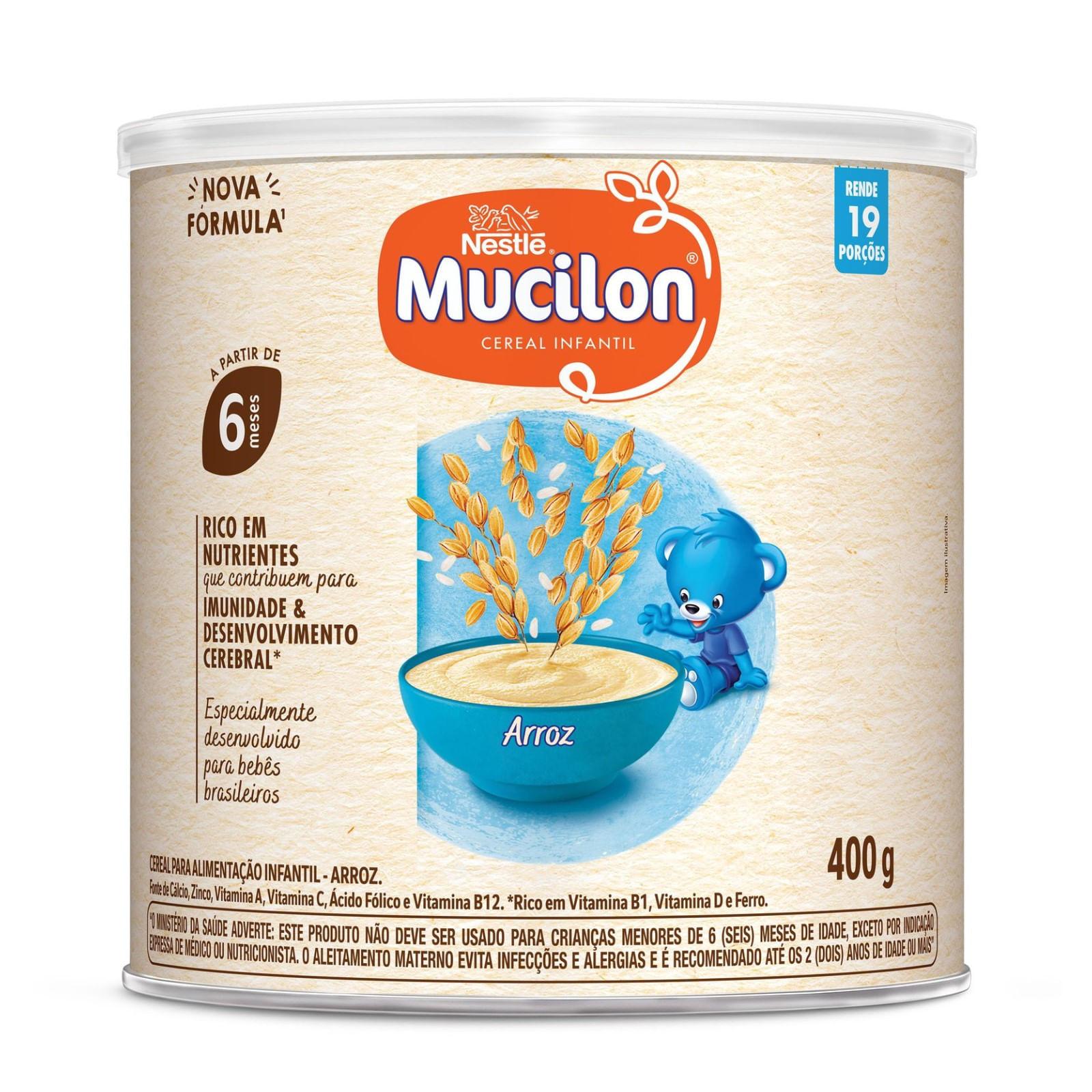 Imagem de Cereal Infantil Mucilon Arroz 400g