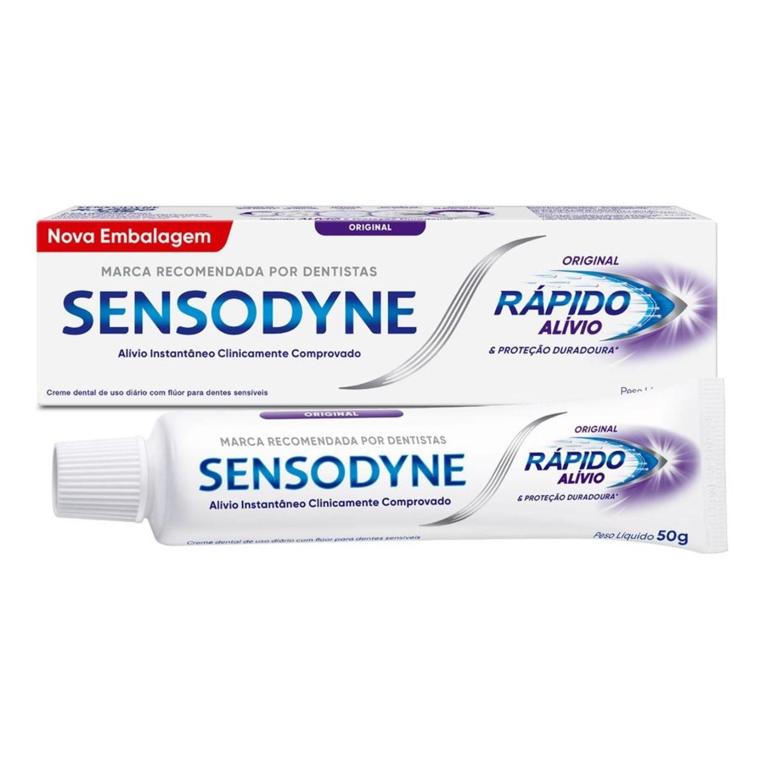 Imagem do produto Creme Dental Sensodyne Rápido Alívio 50g