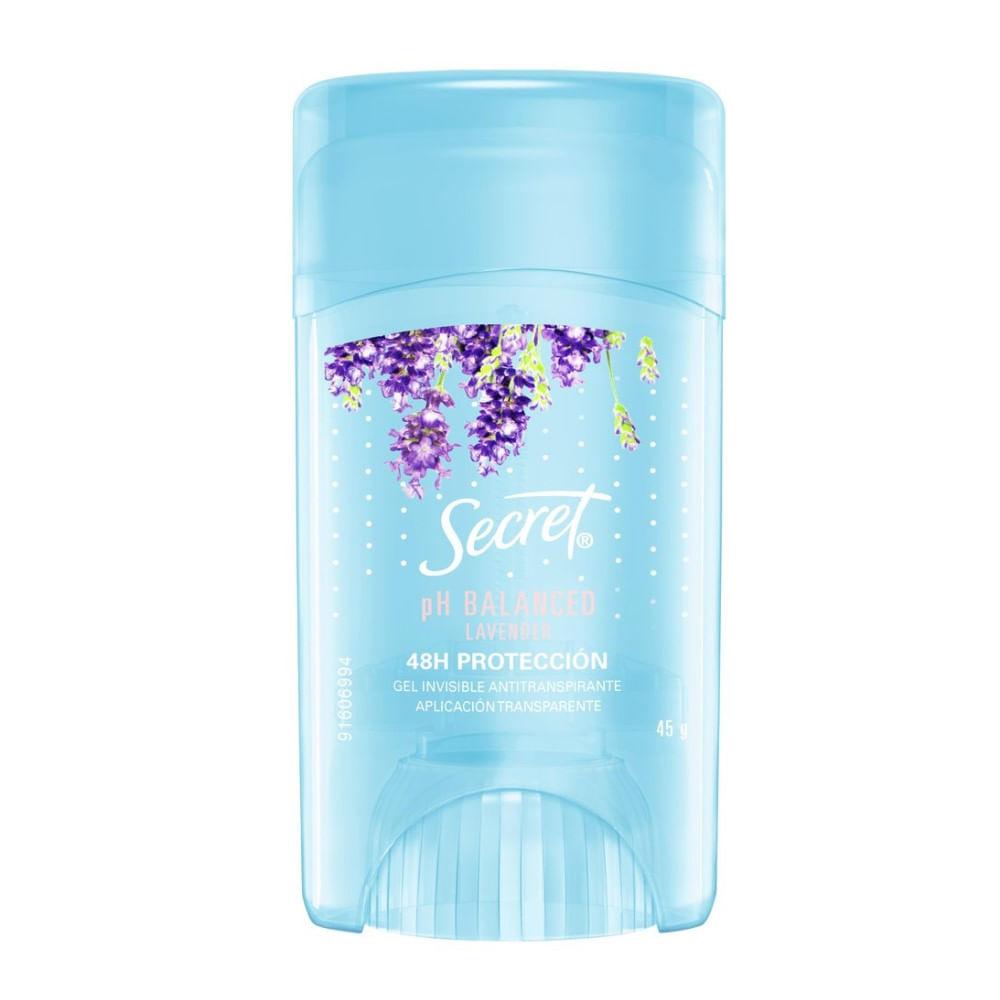 Imagem de Desodorante Gel Antitranspirante Secret Ph Balanced Lavender 45g