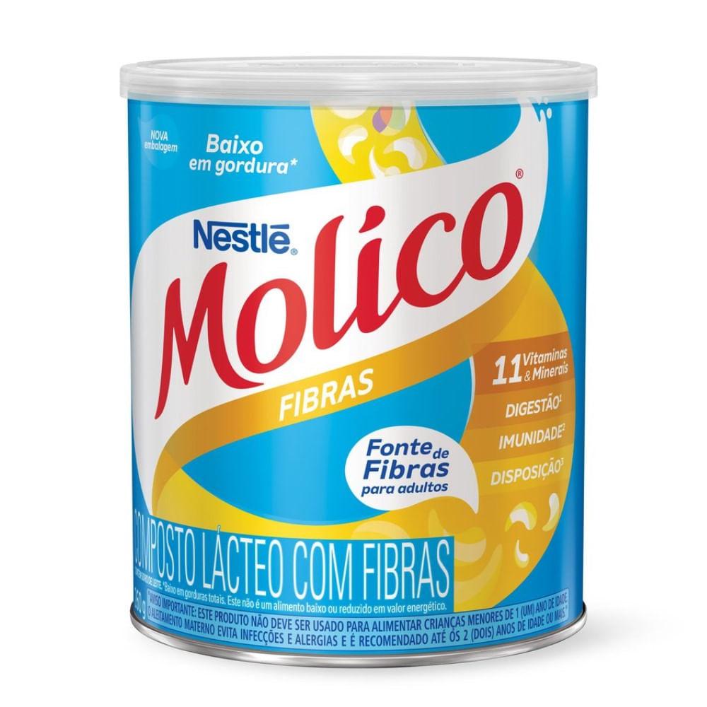 Imagem de Leite em Pó Molico Fibras Lata 260g