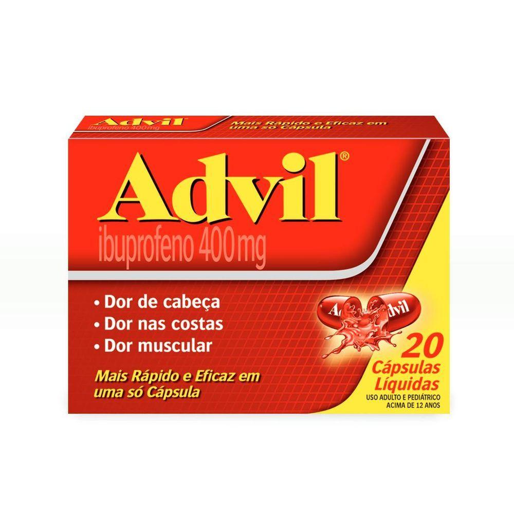 Advil 400mg 20 Comprimidos