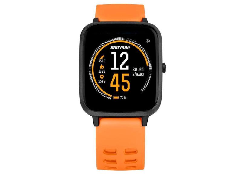 Smartwatch Mormaii Life Unissex Full Display Laranja - MOLIFEAK/8L MOLIFEAK/8L-Unissex