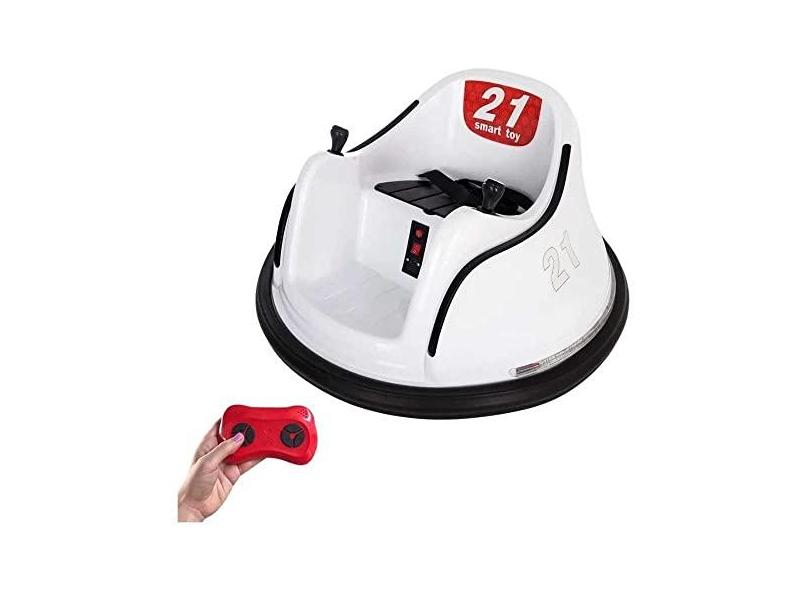 Mini Carro Bate-Bate Elétrico Importway 6V BW212BR Branco