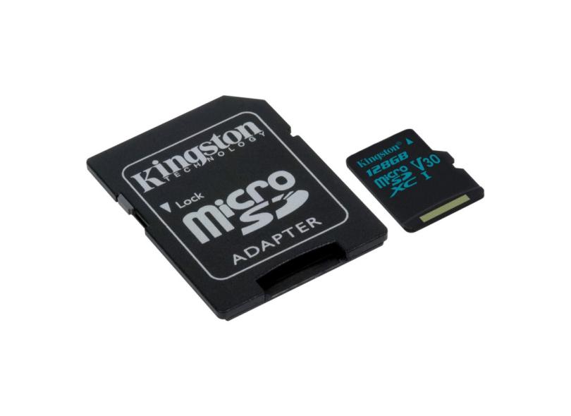 Cartão de Memória Micro SDXC com Adaptador Kingston Canvas Go 128 GB SDCG2/128GB