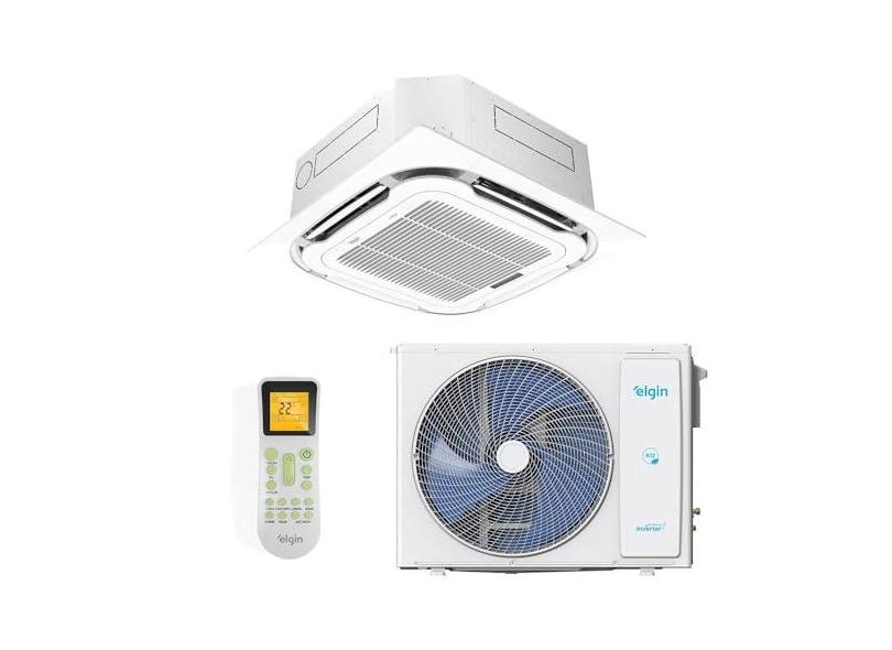 Ar-condicionado Split Inverter Cassete 36000 Btus Elgin Plus Só Frio Kdfi36c2na / Kdfe36c2ca / Kdzp00n2da 220v