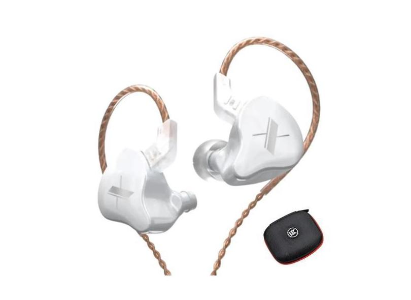 Fone Retorno De Palco Kz Edx+ Case, Branco
