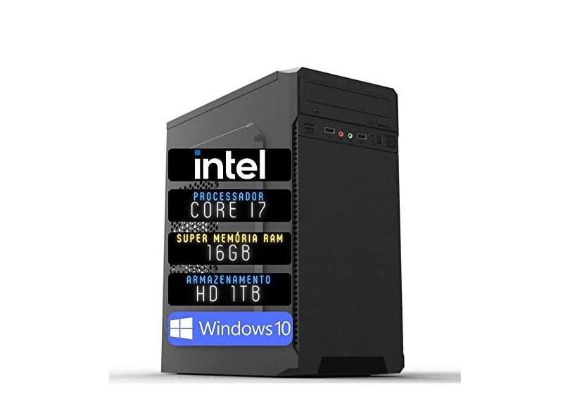 Computador 3green Desktop Intel Core i7 16GB HD 1TB Windows 10 3D-030