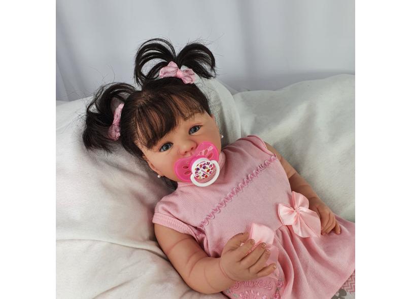 Boneca Bebe Realista Tipo Reborn Yasmin C/ Acessórios 1172 em Promoção é no  Buscapé