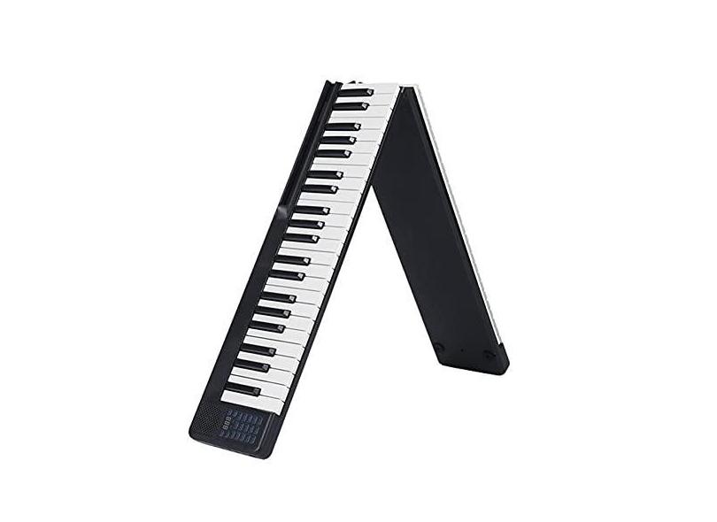 Hosioe Piano portátil de 88 teclas dobrável Piano Digital Multifuncional Piano Teclado Eletrônico para Aluno de Piano Instrumento Musical