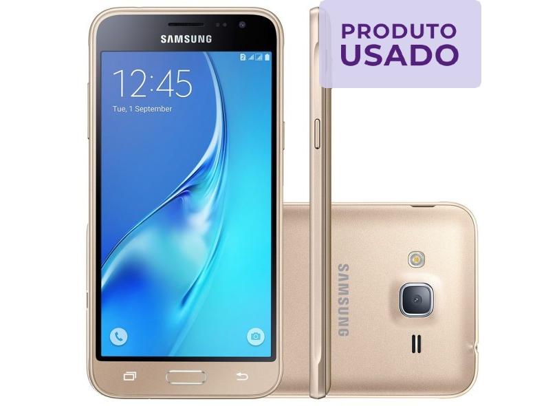 Smartphone Samsung Galaxy J3 Usado 8GB 8.0 MP 2 Chips Android 5.1 (Lollipop)