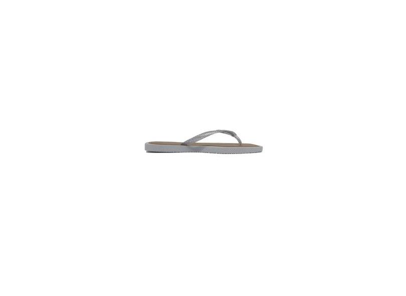 Chinelo Feminino Arezzo A116400002 Prata com o Melhor Preço é no Zoom