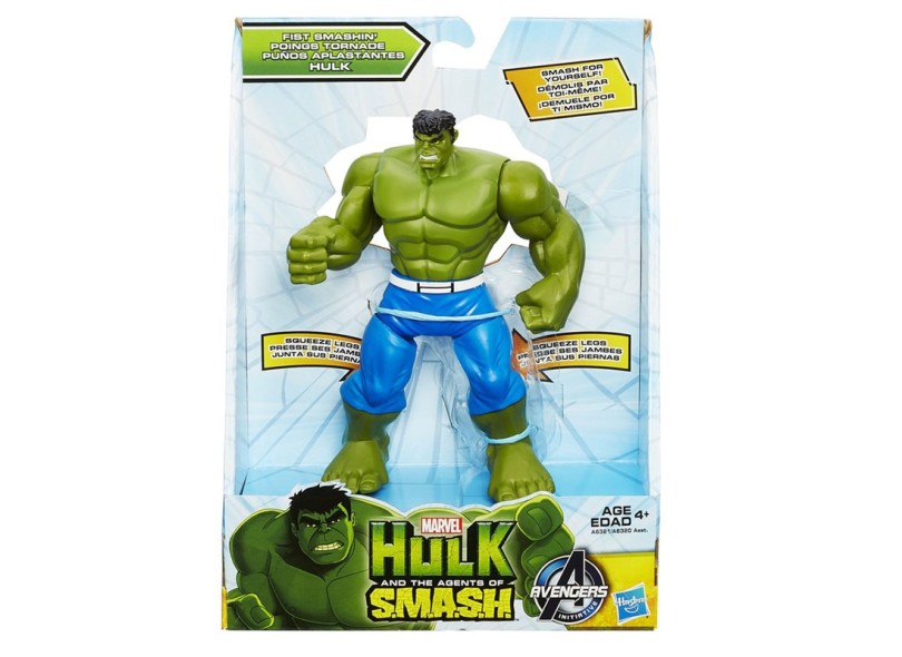 Boneco Avengers Hulk The Agents Of Smash - Hasbro