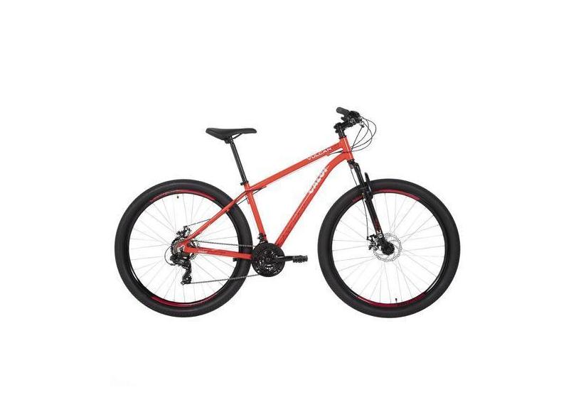 Bicicleta Aro 29 Caloi Vulcan Em Alumínio Freio A Disco 21 Marchas Com