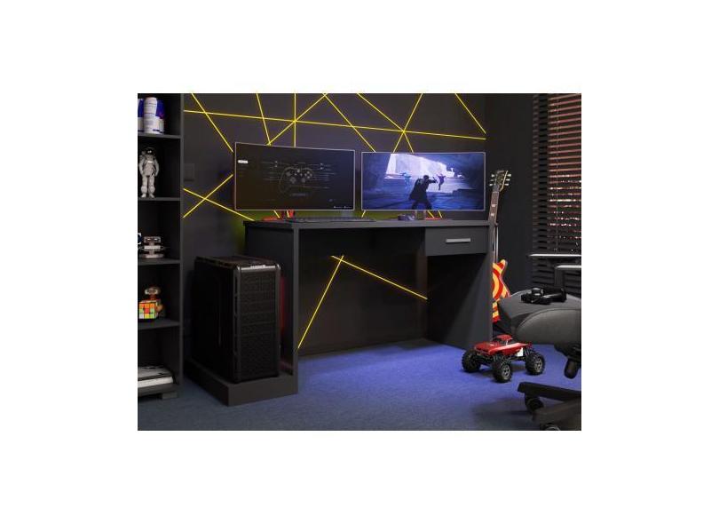 Mesa Gamer De Computador Escrivaninha Quarto Drx 9000 - Móveis Leão