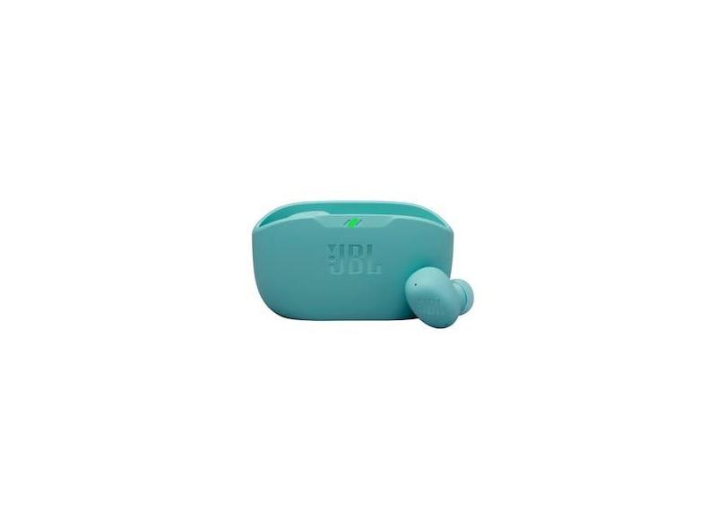 Fone de Ouvido JBL Wave Beam Buds 2 Pure Bass Bluetooth com Cancelamento de Ruído e Smart Ambient - Azul