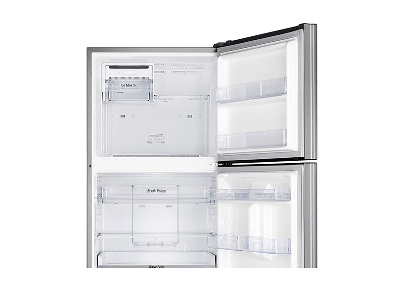 Geladeira Samsung Frost Free Duplex 380 Litros Dispenser de Água Externo Inox RT38FEAJDSL