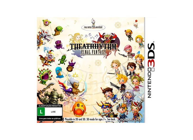 Jogo Theatrhythm Final Fantasy Square Enix 3DS