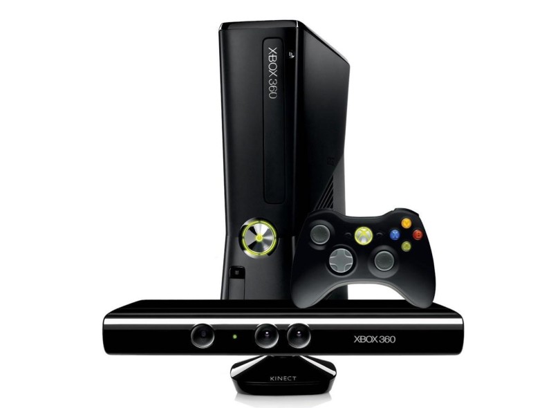 Console Xbox 360 Arcade 4 GB com Kinect Microsoft