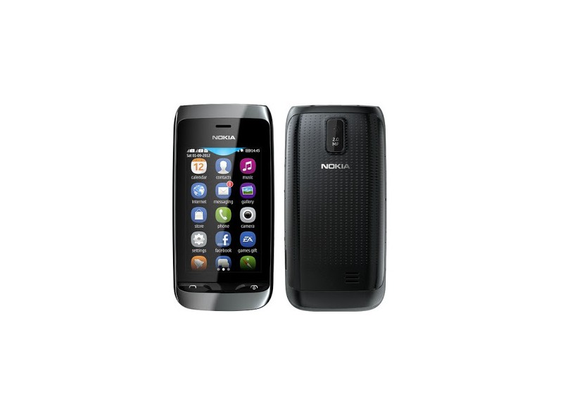 Celular Nokia Asha 308 Câmera 2,0 Megapixels Desbloqueado 2 Chips