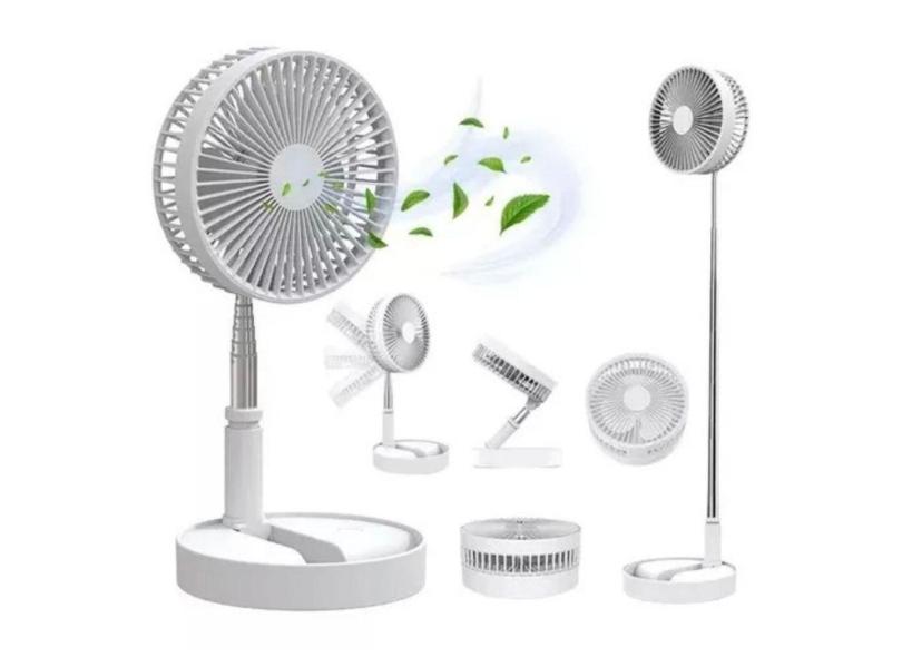 Ventilador Mini De Mesa Dobrável Silencioso Potente