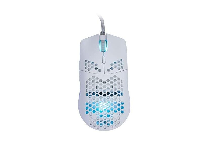 Mouse Gamer Leve Dyon-X MS322S Rgb 7 Botoes OEX Game Branco