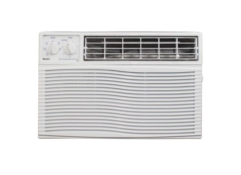 Ar Condicionado De Janela Gree 10.000 Btus/h Frio Monofásico Mecânico Branco Gjc10bk-a6nmnd2a - 127v