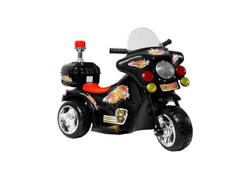 Mini Moto Elétrica Infantil Importway Bw006-Pr Preto