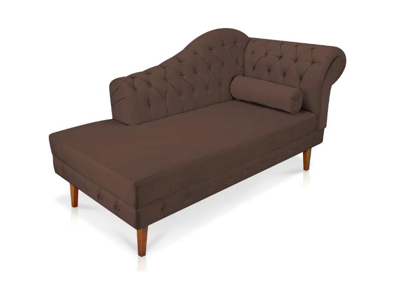 Divã Suede Mônaco 165cm D'Rossi