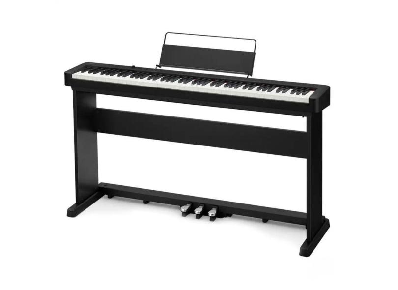 Piano Digital Casio CDP-S160 Preto + Estante CS-470p + Pedal Triplo