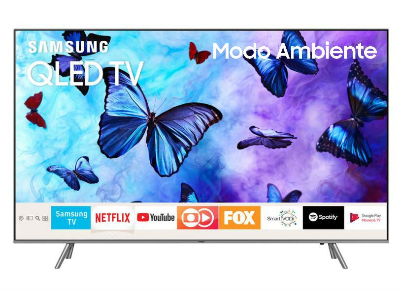 Smart TV TV QLED 65" Samsung Q6FN 4K HDR Netflix 65Q6FN 4 HDMI
