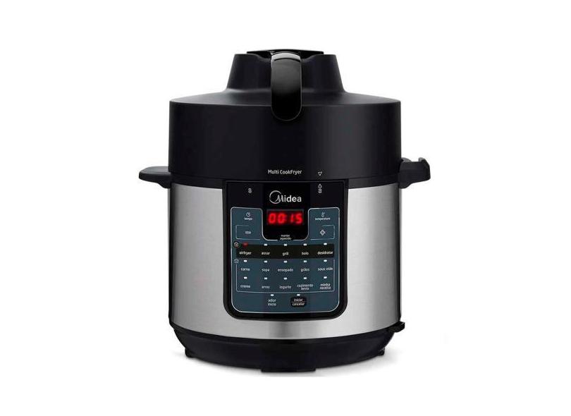 Airfryer E Panela De Pressão 6L Multi Cookfryer Midea 127V