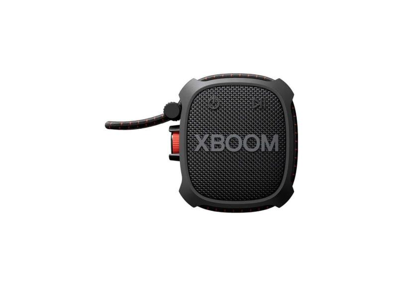 LG XBOOM XG2T Caixa de som Bluetooth portátil - Resistência militar, à prova d`água (IP67), 10 horas de Bateria e Cordão Ajustável
