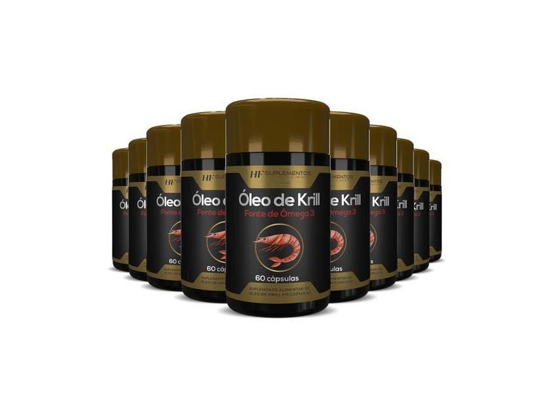 10X Oleo De Krill 60Caps Hf Suplementos