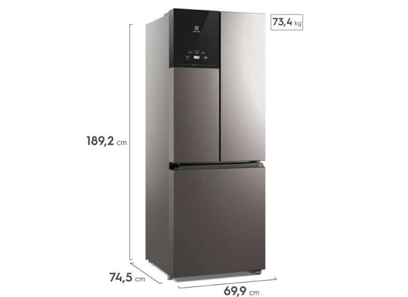 Geladeira Electrolux IM7S Frost Free French Door Inverse 480 Litros cor Inox