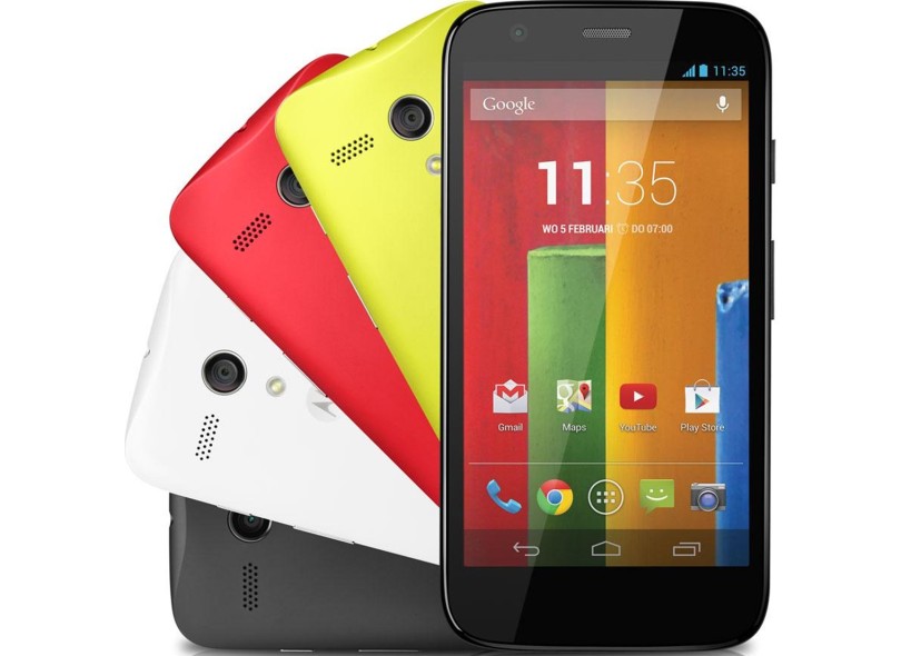 Smartphone Motorola Moto G Music Edition XT1033 Câmera 5,0 MP Desbloqueado 2 Chips 16 GB Android 4.3 (Jelly Bean) 3G Wi-Fi