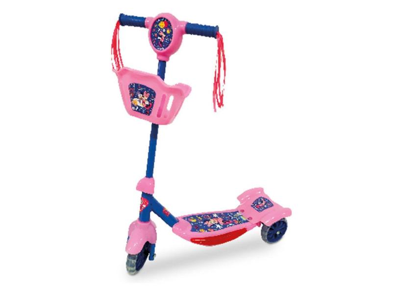 Patinete Infantil Luz E Som 3 Rodas Disney Minnie Zippy Toys