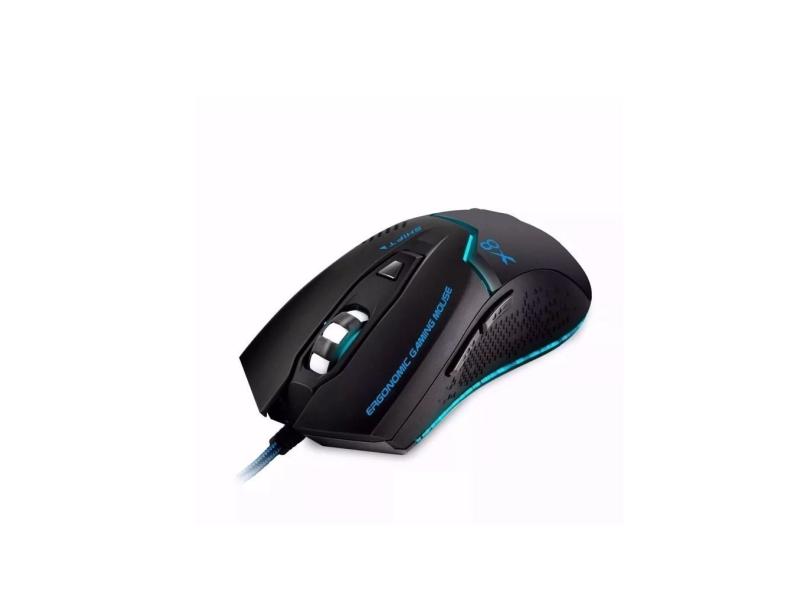 Mouse Gamer Profissional B-max X8 Gaming 2400 Dpi 6 Botões Com O Melhor ...