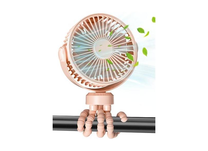 Ventilador Carrinho Bebê COMLIFE | Neblina E USB - 270° Giratório