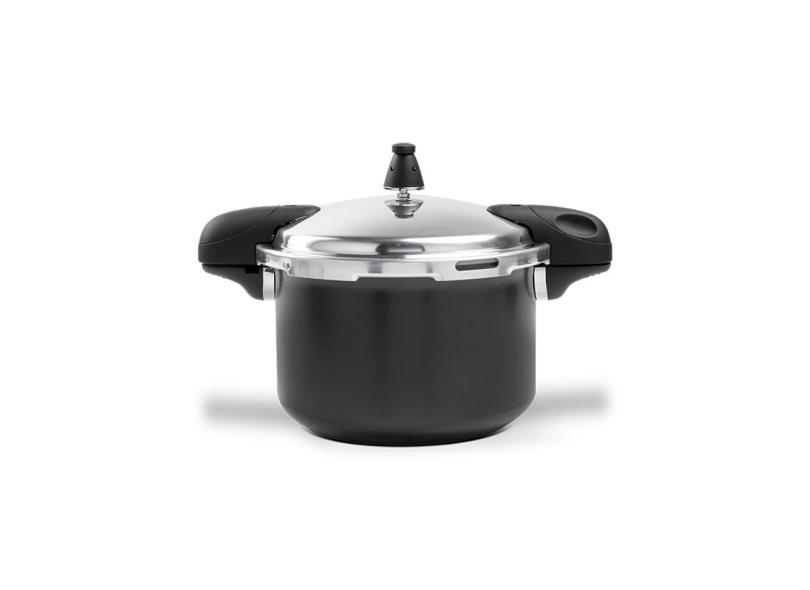 Panela De Pressão Brinox Pressure Indução Antiad. 5,4L Preta