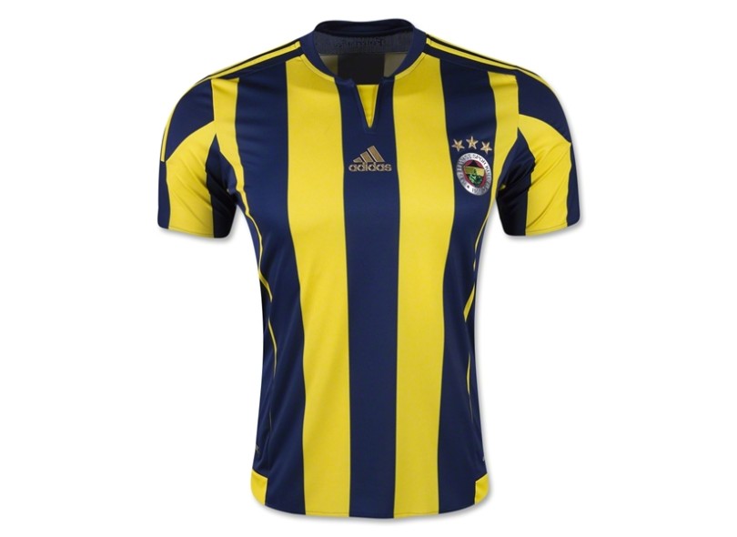 Camisa Jogo Fenerbahce I 2015/16 sem número Adidas