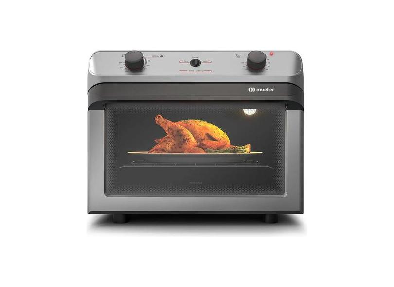 Forno Elétrico Mueller 35l Prata Mfb35f Novo Design Moderno 610000132/610000133