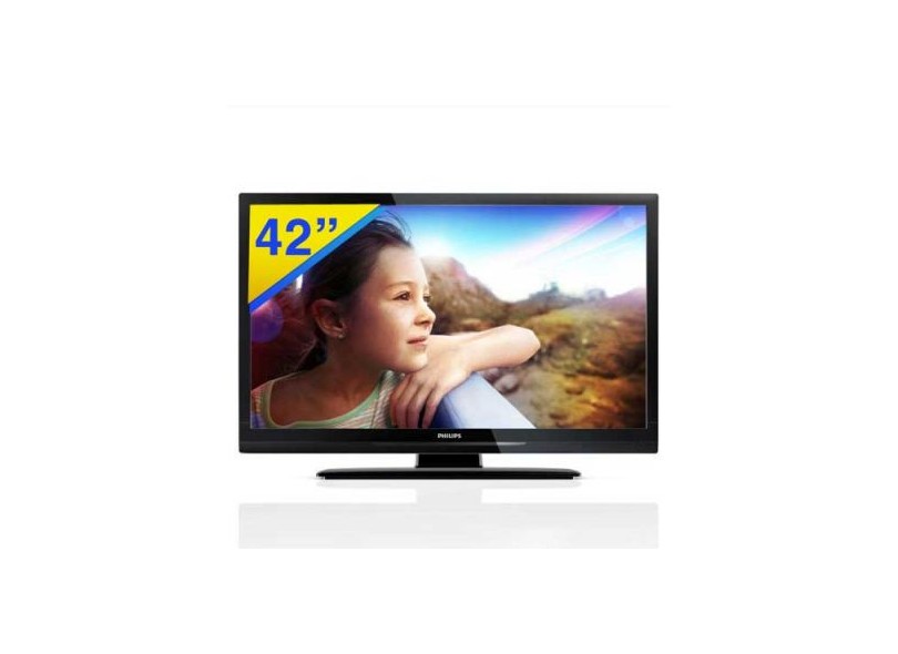 TV LED 42" Philips Full HD 3 HDMI Conversor Digital Integrado 42PFL3707D/78