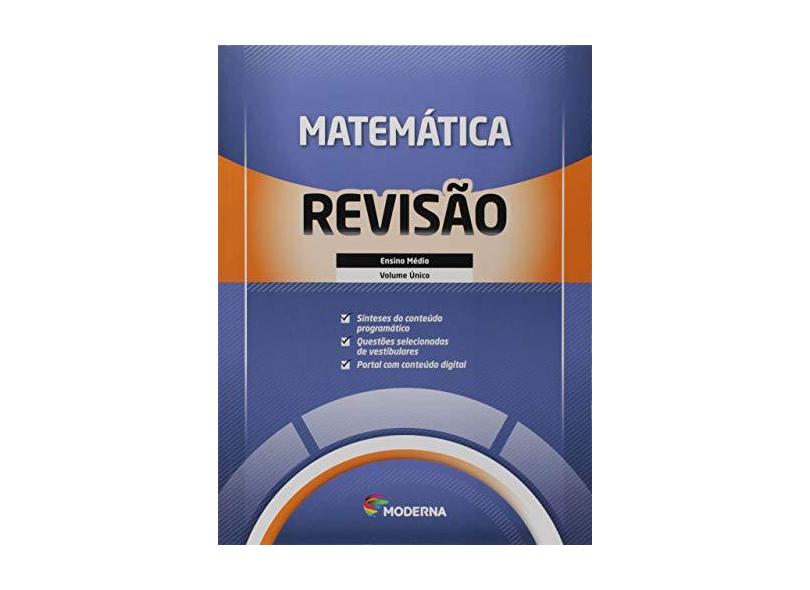 Caderno de Revisão - Matemática. Volume Único - Vários Autores - 9788516104061