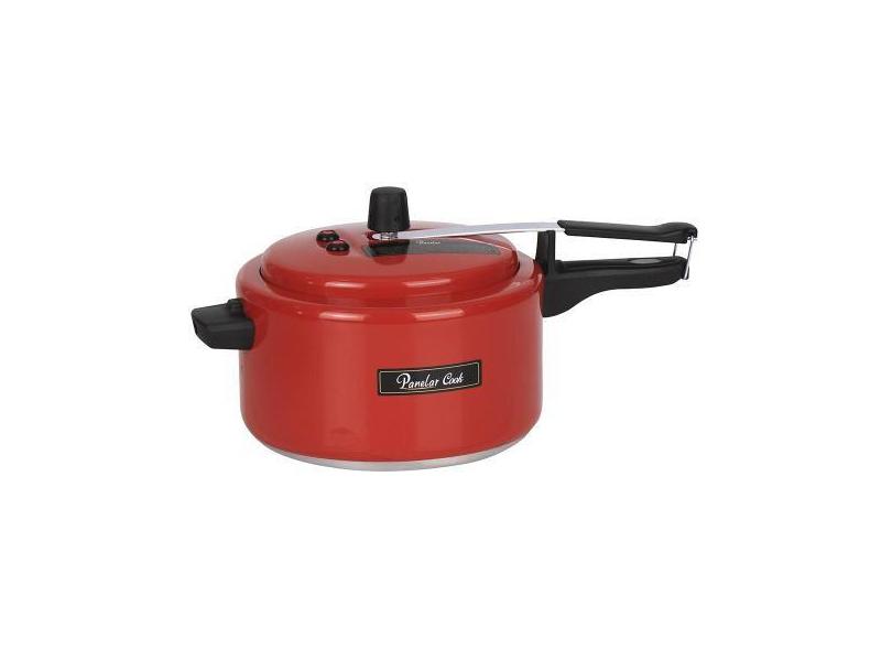 Panela De Pressão 2 Válv. Seg. 5L Vermellho Panelar Cook