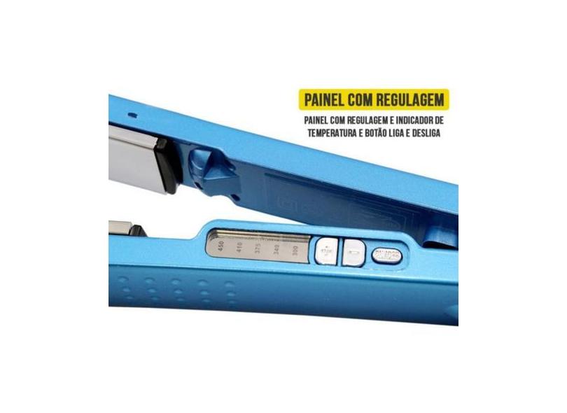 Prancha Chapinha De Cabelo 450F Cerâmica Para Selagens Lacrada - Nano