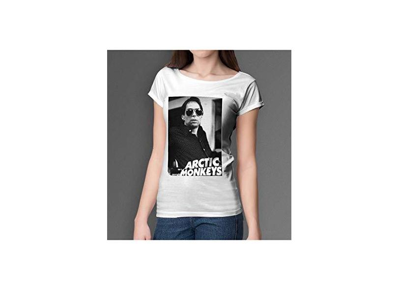 Camiseta Agostinho Arctic Monkeys Feminina (EG, ) com o Melhor Preço é ...